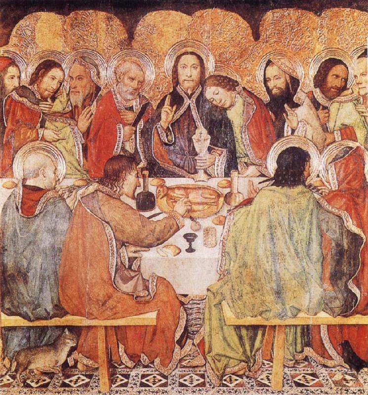 Jaume Huguet Last Supper Spain oil painting art